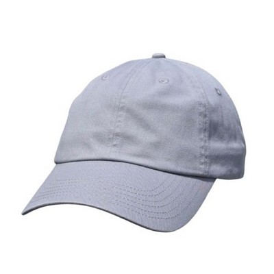 Big Size Gray Low Profile Adjustable Cap 2XL - 4XL