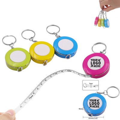 60'' Double-sided Tape Measure With Key Chain