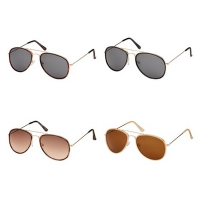 Weekend Large Aviator Unisex Sunglasses