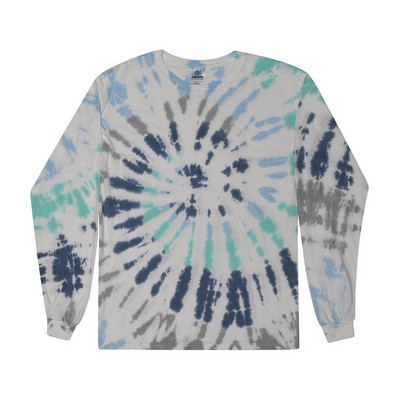 Colortone Youth Long Sleeve Tie Dye Tee