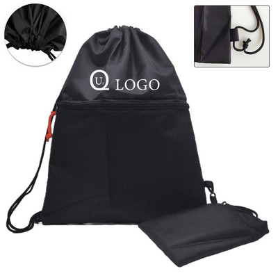15X15.75" Terylene Drawstring Backpack