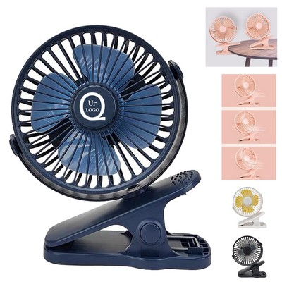 Usb Rechargable Mini Clip Fan