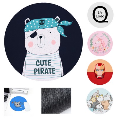 8.66 X 8.66 X 0.12" Circular Mouse Pad