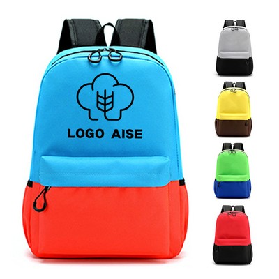 New Style Patchwork Color Children's Backpack Small Size