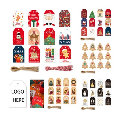 Christmas Decoration Greeting Card Hang Tag