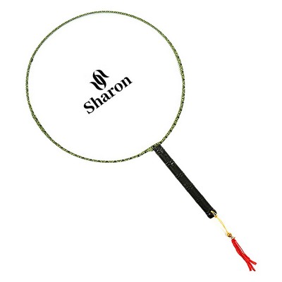 DIY Hand-Painted Court Fan W/ Tassels