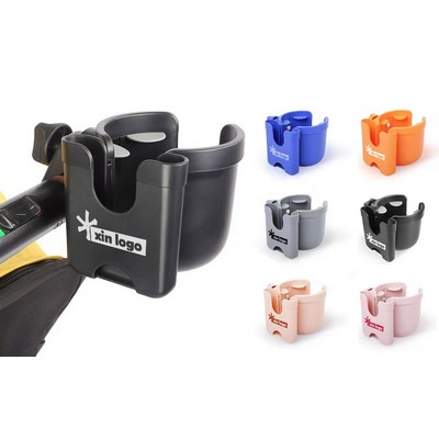 Stroller Cup Holder with Phone Organizer