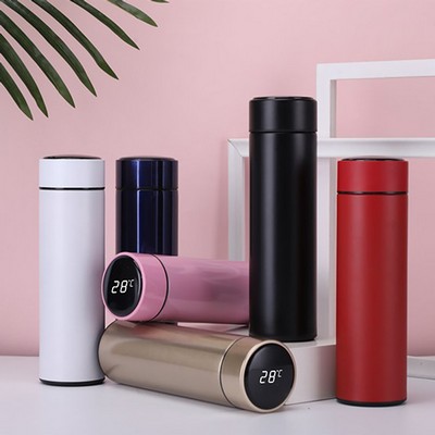 Smart LED Temperature Display Stainless Steel Water Bottle