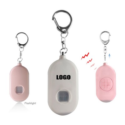 Rechargeable Round Alarm w/Flashlight