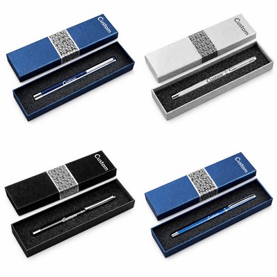 Metal Gel Pen with Gift Box