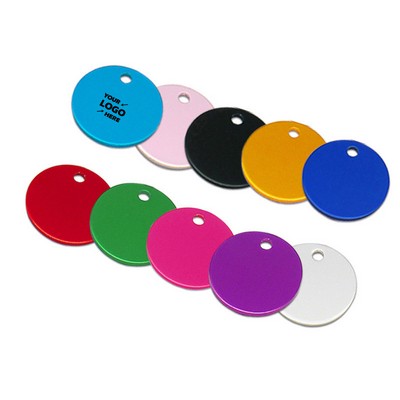 Circular Aluminum Pet Tags