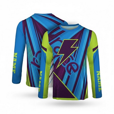Custom Full Color Dye Sublimation Long Sleeve T-Shirt