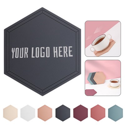 Hexagonal Silicone Coaster