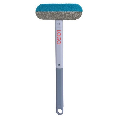 Dual-Action Pet Hair Remover & Fabric Lint Rake