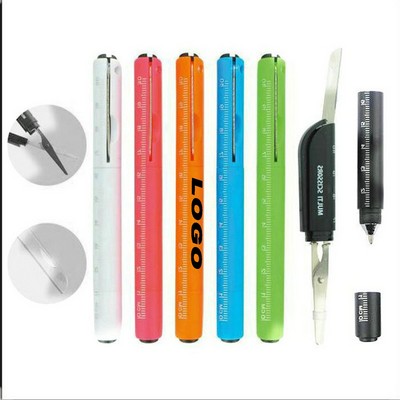 3" 1 Multi-function Pen With Knife & Scissors