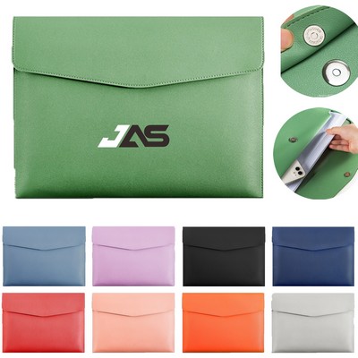 PU Leather A4 Document Bag