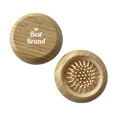 Bamboo Magnetic Comb-Mirror Set