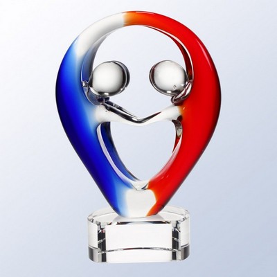 Partners In Crime Award w/Clear Base