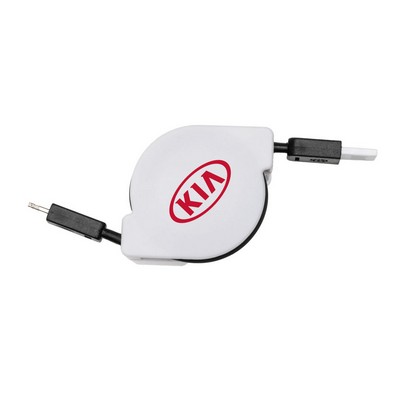 Dual Retractable Charging Cable