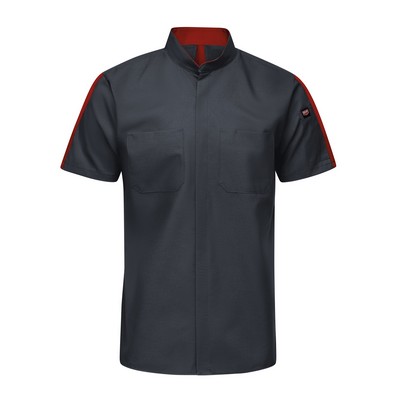 Red Kap® Men's Short Sleeve Two Tone Pro+ Work Shirt with OilBlok and MIMIX®