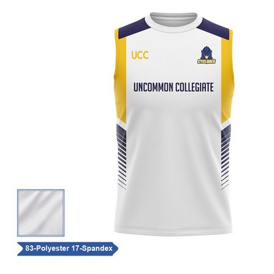 Sublimation Premium Poly Spandex Sleeveless T-Shirt - Men,