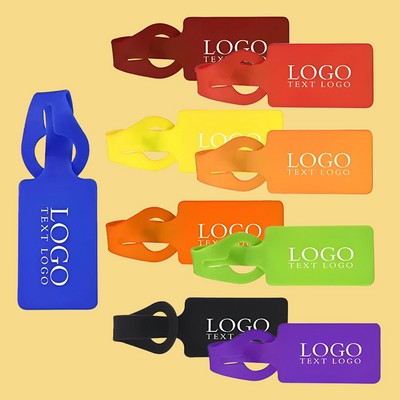 Rectangular Silicone Luggage Tag
