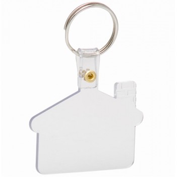 House Shaped Soft Key Tags