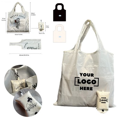 Foldable Handbag – Durable Oxford Cloth Storage Shoulder Bag