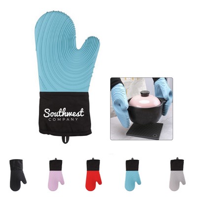 Silicone Heat Resistant Anti-Slip Gloves