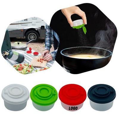 Mini Plastic Salt and Pepper Shaker with Lid