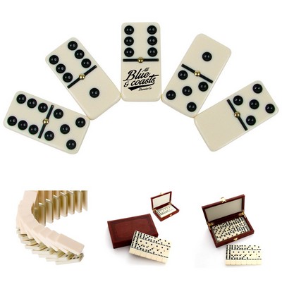 Large Double Six Dominoes Set