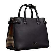 Burberry Black Medium Banner House Satchel
