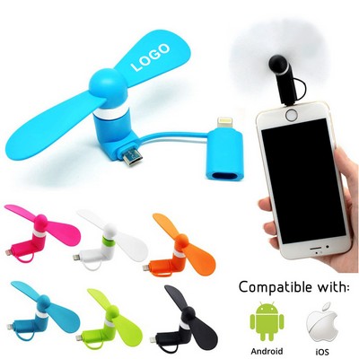 Portable USB Cellphone Fan