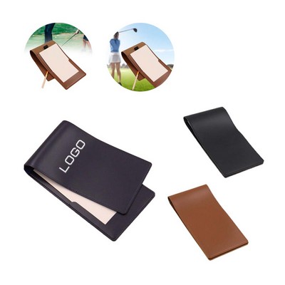 Leather Golf Scorecard Book