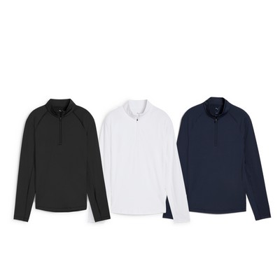 PUMA® Golf Women's YouV Solid Quarter Zip Pullover