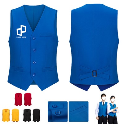 Unisex Formal Suit Vest