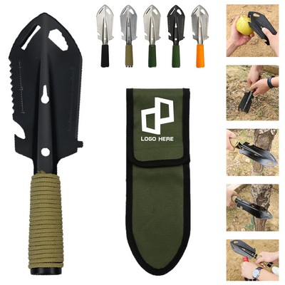 8-In-1 Stainless Steel Multifunctional Camping Shovel