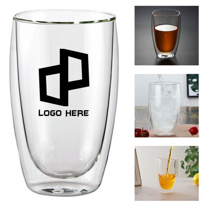 Double-Wall Whiskey Glass Cups