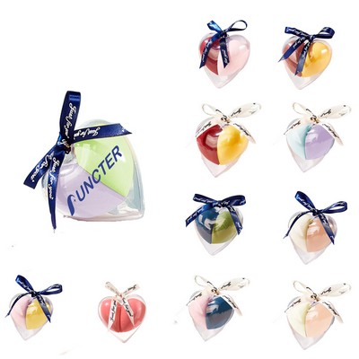 Duo - Pack Heart - Shaped Dual - Use Makeup Sponges with Protective Case