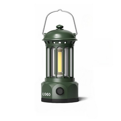 Rechargeable Camp Light Retro Design Portable Waterproof LED Lantern Outdoor Tent Bulb