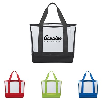 Contrast Boat Tote Bag