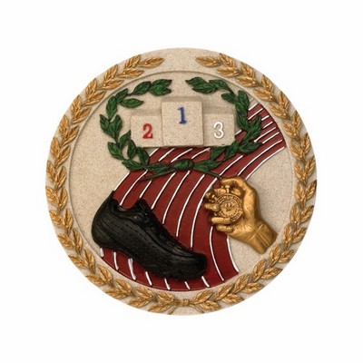 Track Plaque Mount Medallion