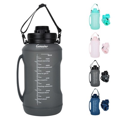 67oz Motivational Water Bottle with Time Marker