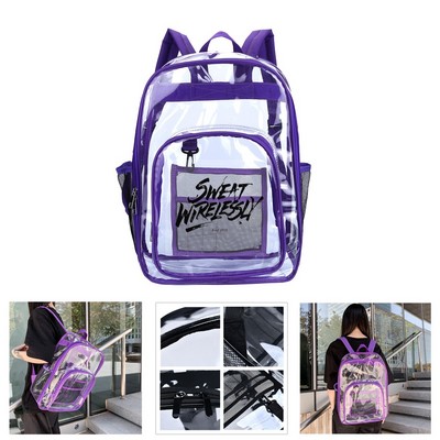 Heavy Duty PVC Transparent Backpack