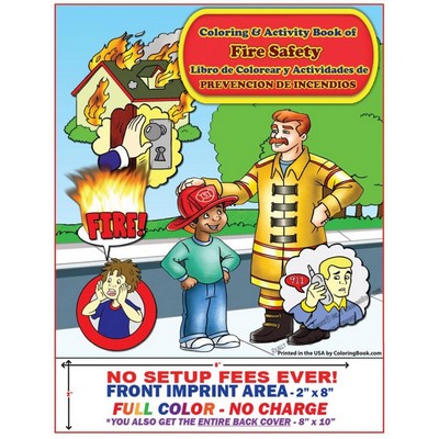 Libro de Colorear y Actividades de PREVENCION DE INCENDIOS