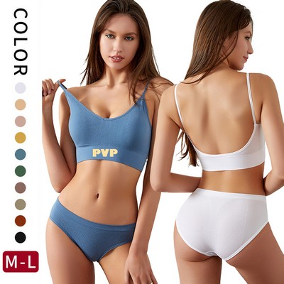 Seamless Bra Underwear Set