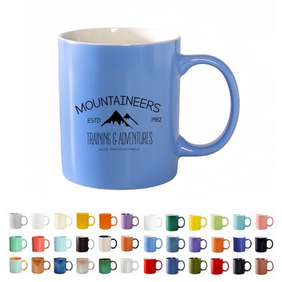 11oz Stoneware Mug with C-handle
