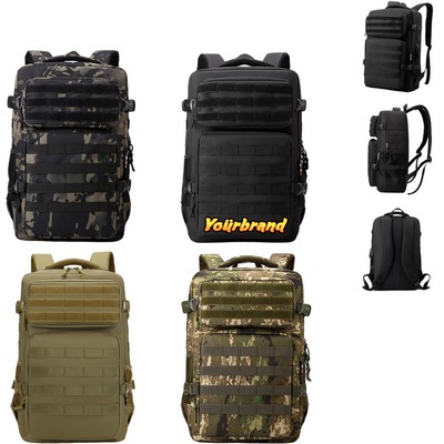 30L Tactical Backpack with Multiple Compartments