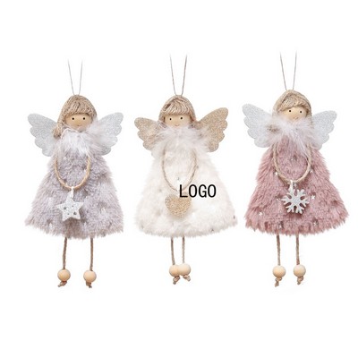 Christmas Fabric Angel Pendant