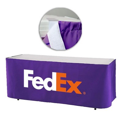 4 Sided Custom Printed Table Skirt